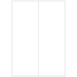 Print etikety 105x297mm biele