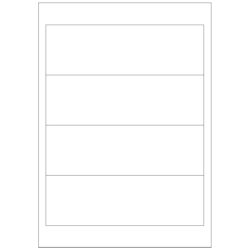 Print etikety 192x61mm biele