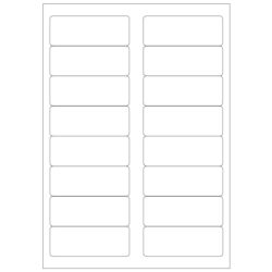 Print etikety 88.9x33.8mm biele