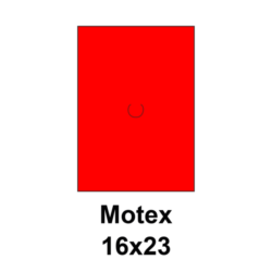 Cenovkové etikety Motex 16×23 červené