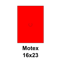 Cenovkové etikety Motex 16x23 červené