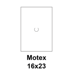 Cenovkové etikety Motex 16x23 biele
