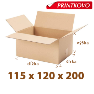 Kartónová krabica 115x120x200 3VVL