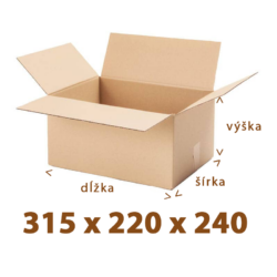Kartónová krabica 315x220x240mm 3VVL