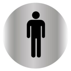 Piktogram pánske WC samolepka